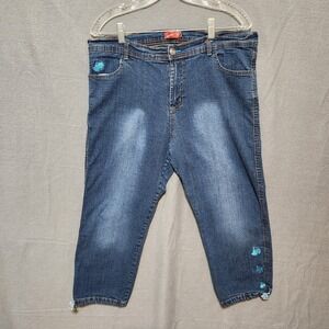 Rare Apple Bottoms Capri Size‎ 18 with Drawstring at Leg Opening